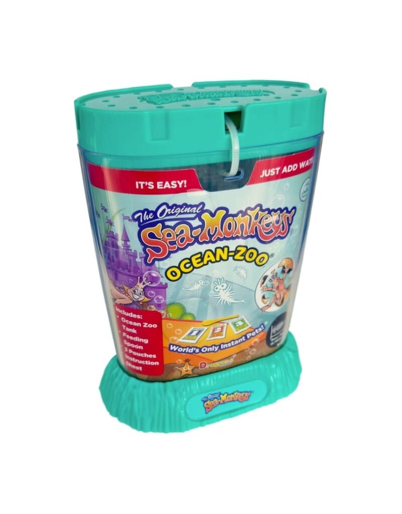 Schylling Toys Novelty Sea-Monkey Ocean Zoo Set Teal