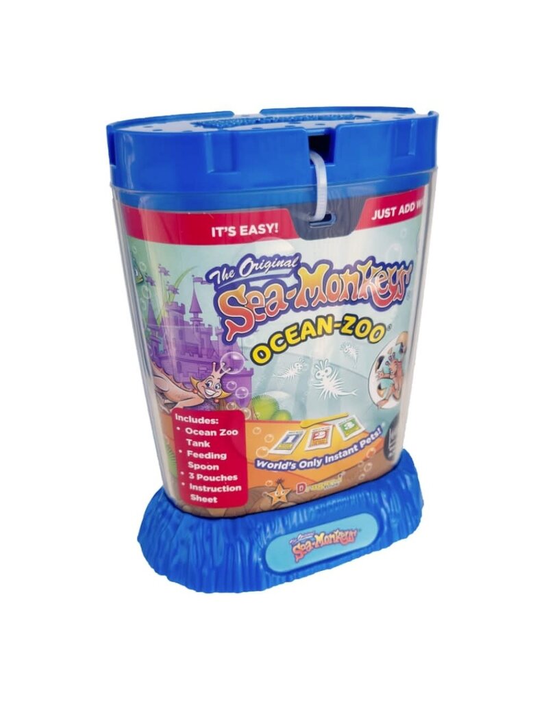 Schylling Toys Novelty Sea-Monkey Ocean Zoo Set Dark Blue