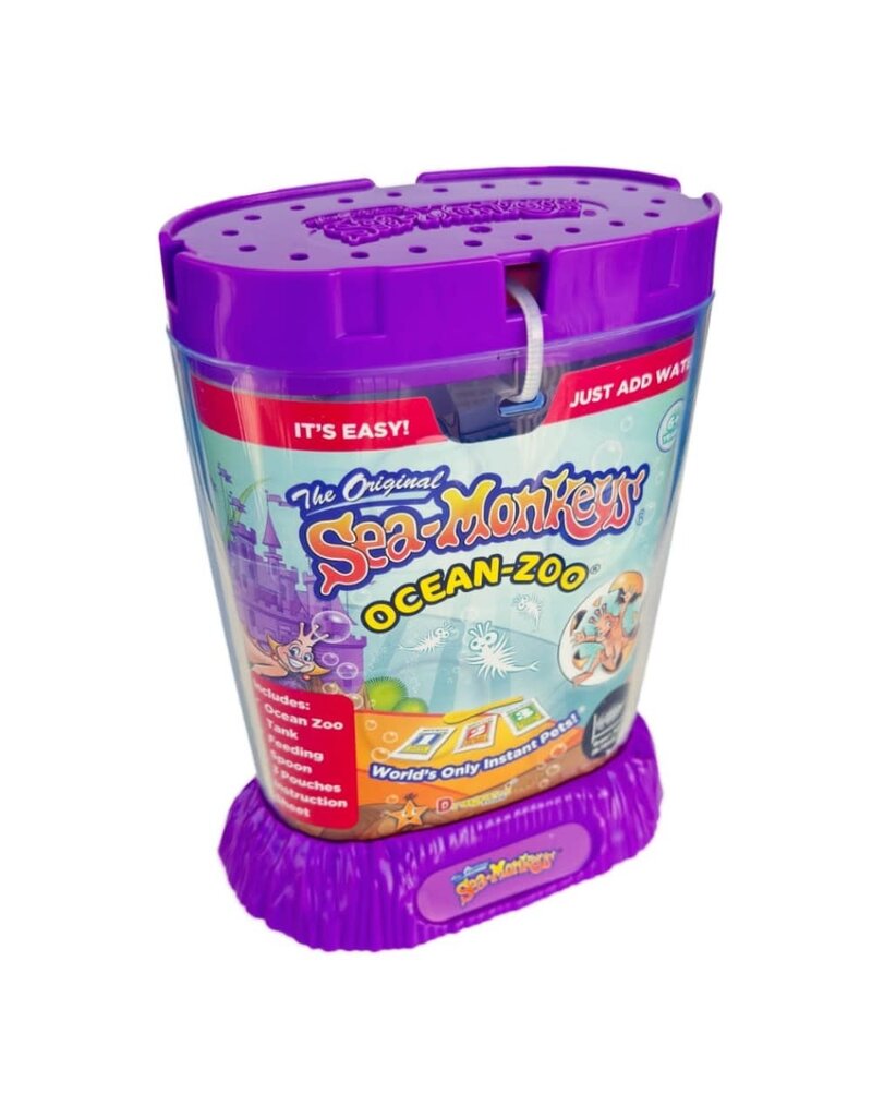 Schylling Toys Novelty Sea-Monkey Ocean Zoo Set Purple