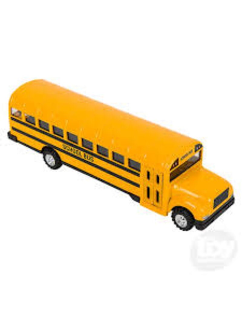 The toy network Die-cast Pull-Back School Bus (8.5", Sold Individually)