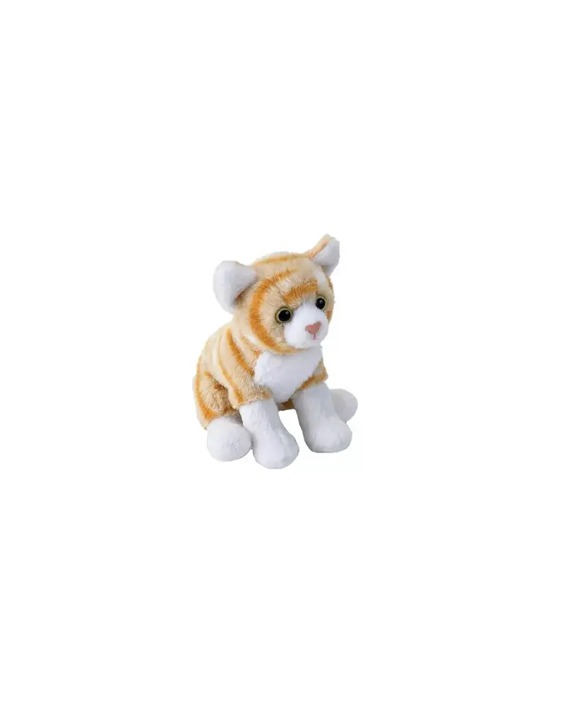 Wild Republic Plush PocketKins Eco Orange Tabby Cat (5")