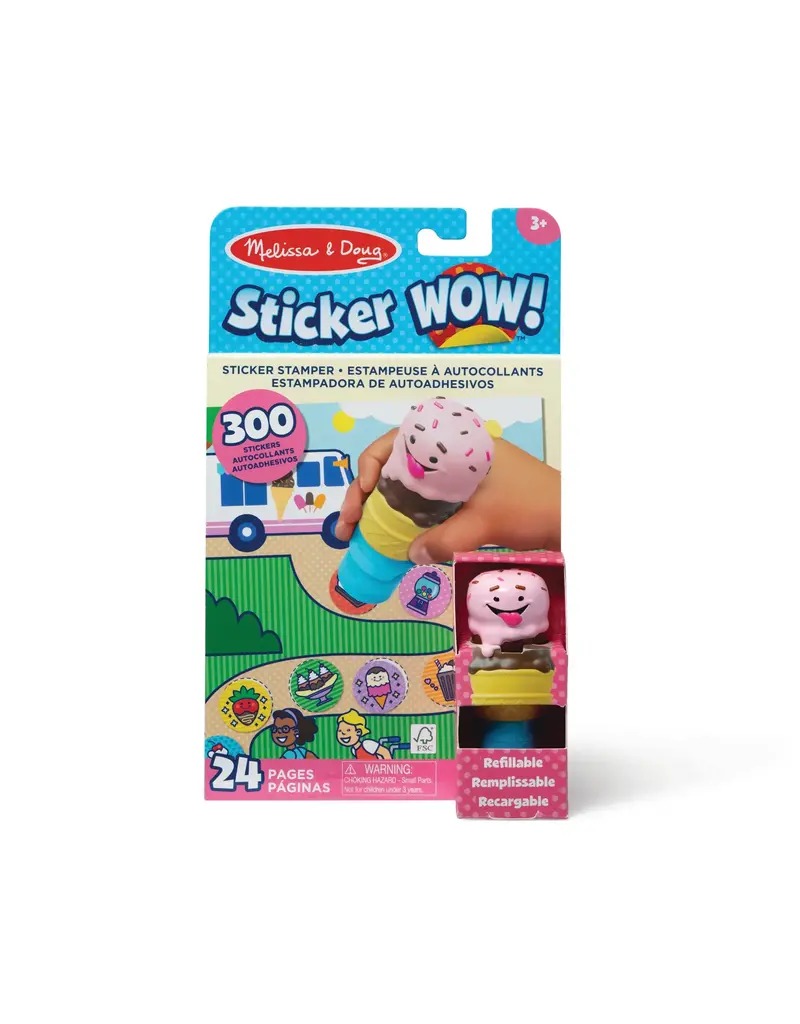 Melissa & Doug Sticker WOW! Activity Pad Set - Ice Cream