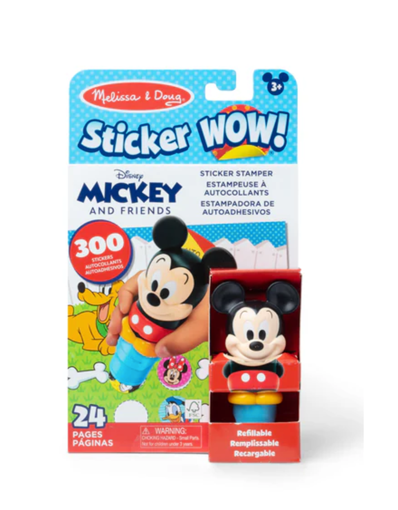 Melissa & Doug Sticker WOW! Activity Pad & Sticker  Stamper - Mickey and Friends