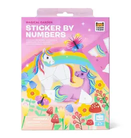 Tiger Tribe Sticker By Numbers Magical Garden Animals Unicorns