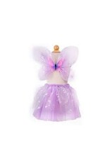 Creative Education (Great Pretenders) Costume Lilac Flutter Butterfly Skirt With Wings (Size 4-6)