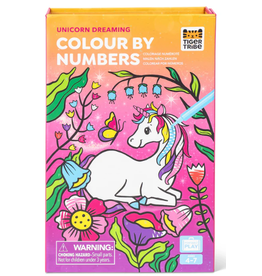 Tiger Tribe Artistic Tiger Tribe Colour by Numbers - Unicorn Dreamimg