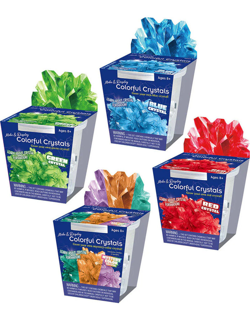 Thames & Kosmos Minerals Make and Display Colorful Crystals