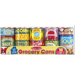 Melissa & Doug Let's Play House! Grocery Cans