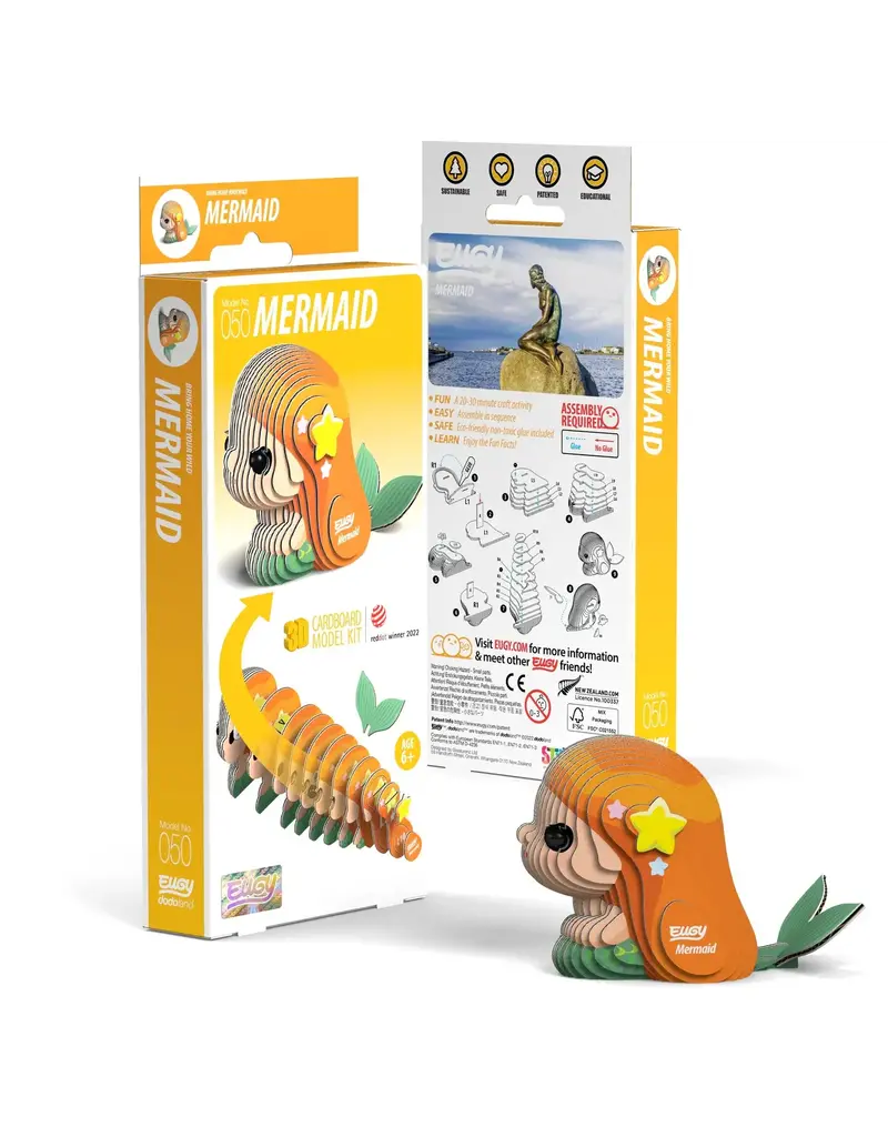 EUGY Mermaid 3D Puzzle