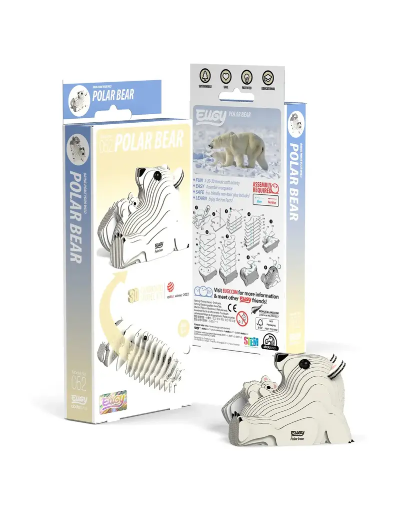 EUGY Polar Bear 3D Puzzle