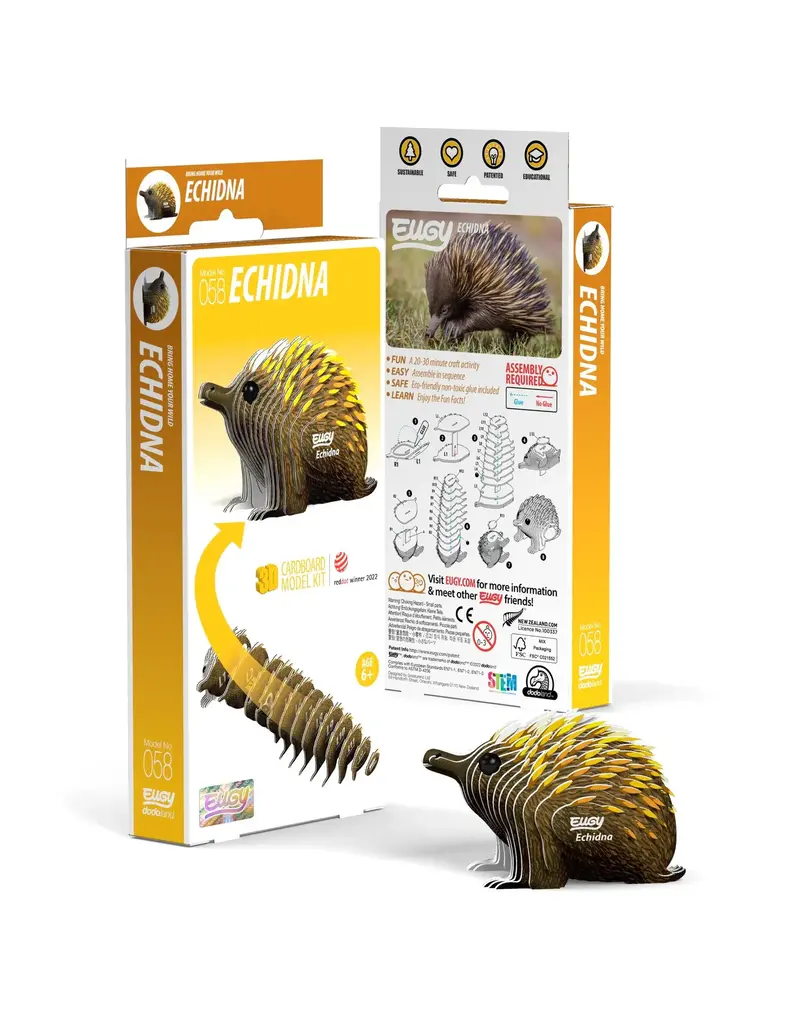 EUGY Echidna 3D Puzzle
