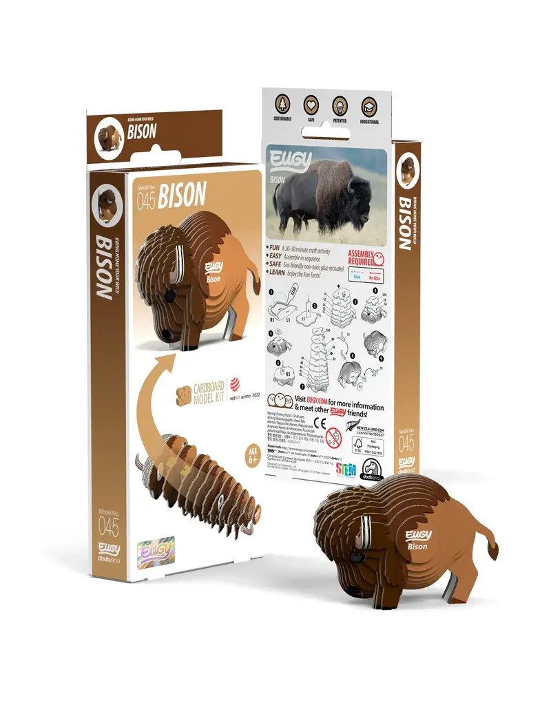 EUGY Bison 3D Puzzle