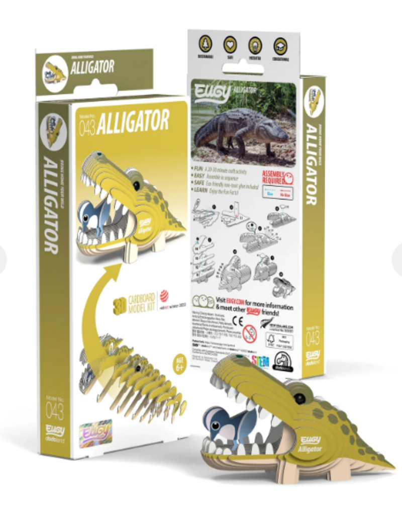 EUGY Alligator 3D Puzzle