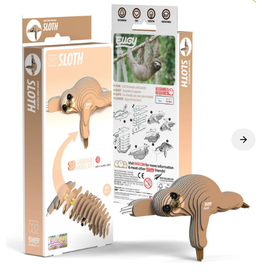 EUGY Sloth 3D Puzzle