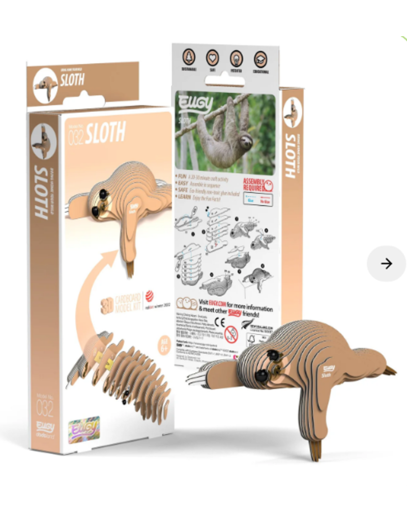 EUGY Sloth 3D Puzzle