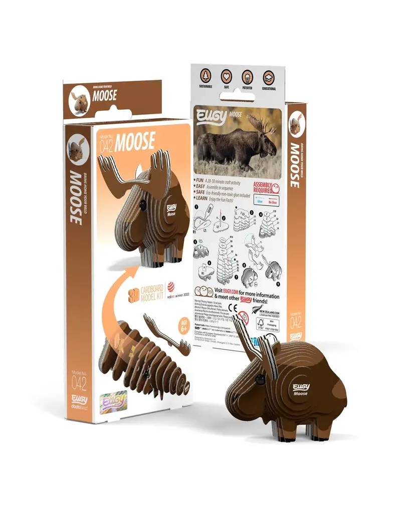 EUGY Moose 3D Puzzle