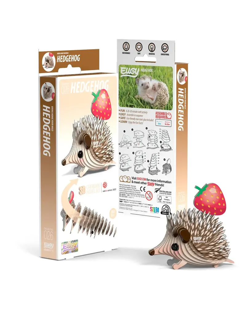 EUGY Hedgehog 3D Puzzle