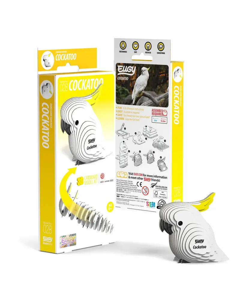 EUGY Cockatoo 3D Puzzle