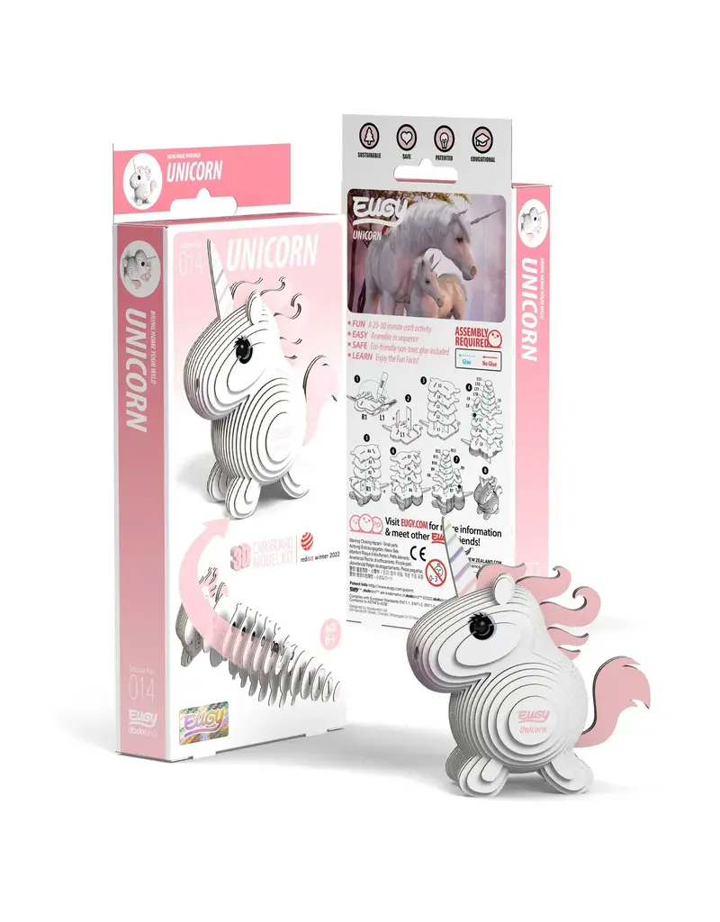EUGY Unicorn 3D Puzzle