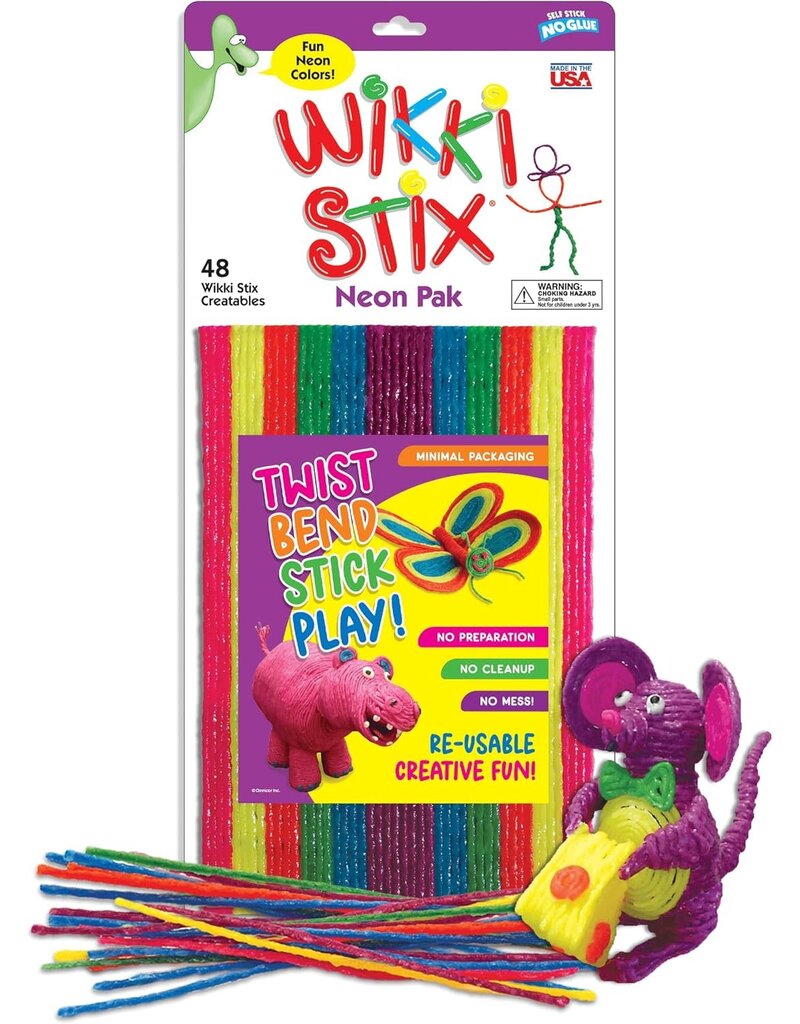 Wikki Stix Wikki Stix Neon Pak (48 Pcs)