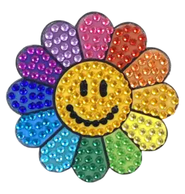 StickerBeans Stickerbeans Rainbow Daisy
