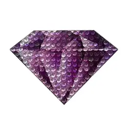 StickerBeans Stickerbeans Purple Diamond