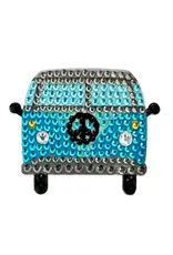 StickerBeans Stickerbeans Blue Hippie Van