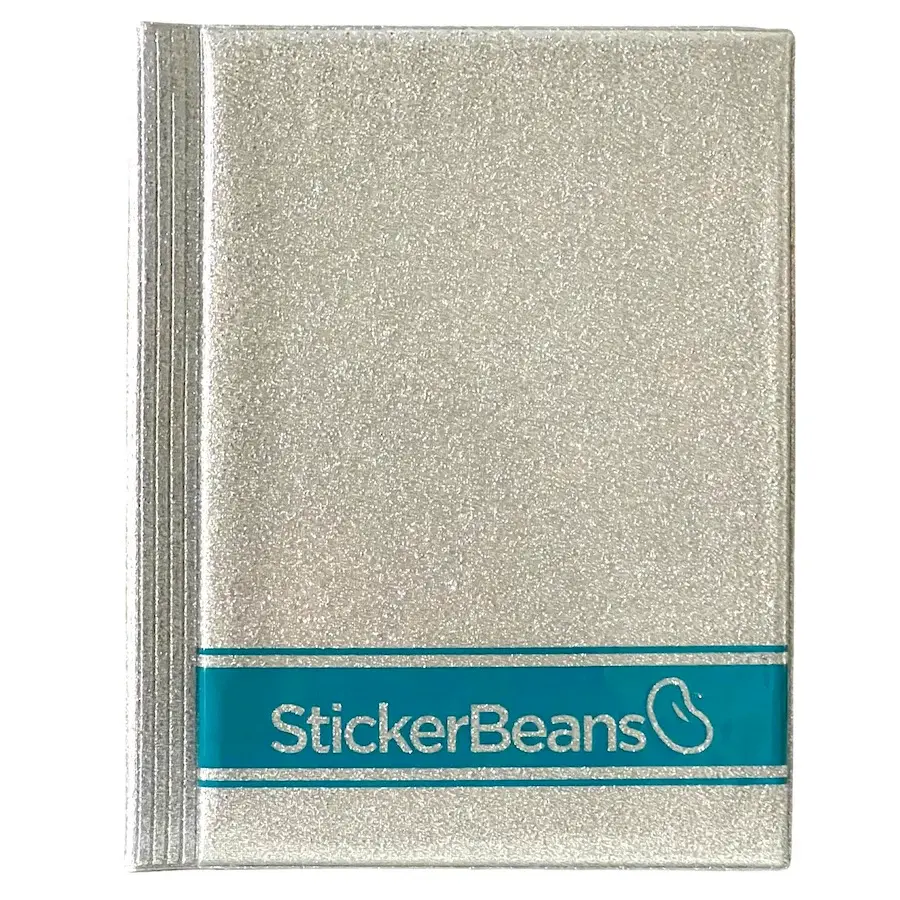 Stickerbeans Silver/Teal Collectors Book