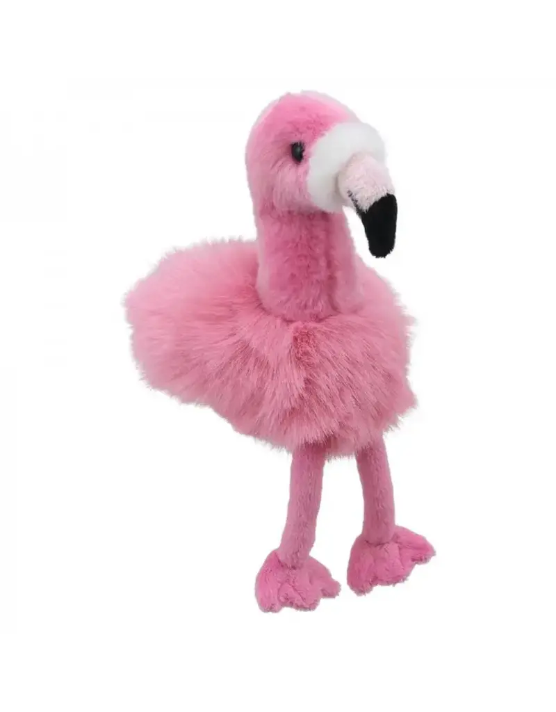 The Puppet Company Plush Mini Flamingo by Wilberry