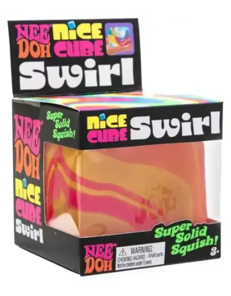 Schylling Fidget Nee Doh Nice Cube Swirl (Colors Vary)