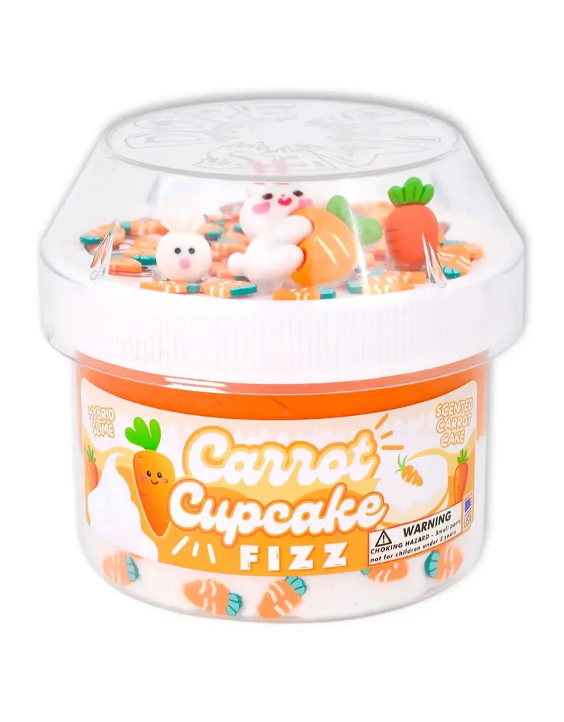 DOPESLIMES Carrot Cupcake Fizz Slime Dopeslime