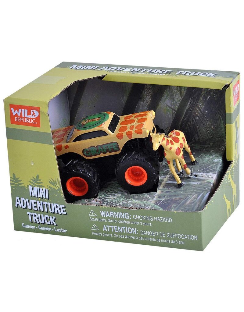 Wild Republic Adventure Mini Truck Giraffe