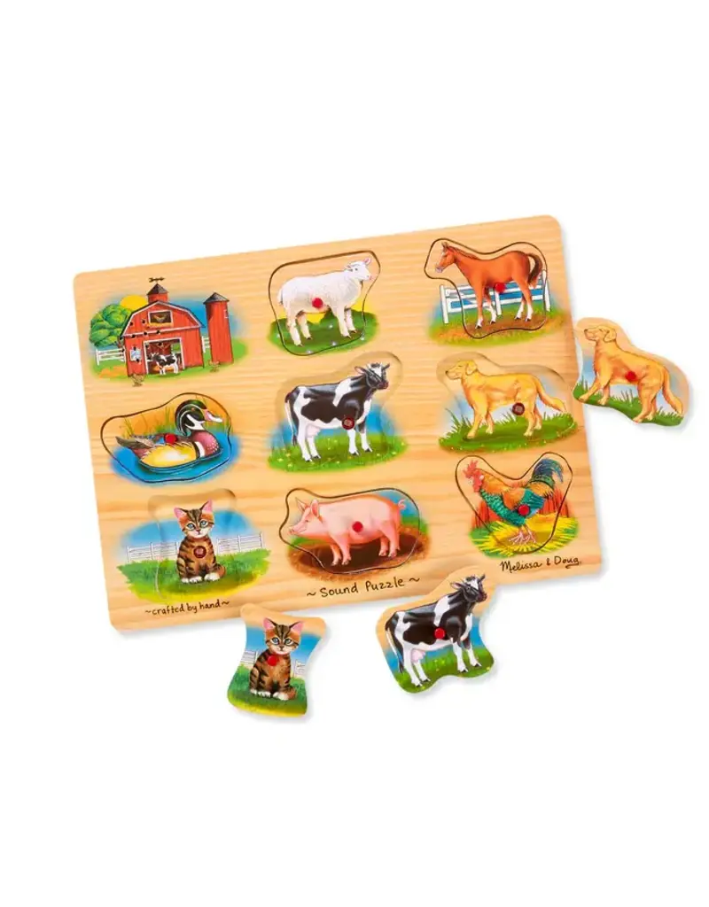 Melissa & Doug Sound Puzzle -  Farm