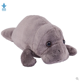 Wild Republic Plush Pocketkin Eco Manatee (5")