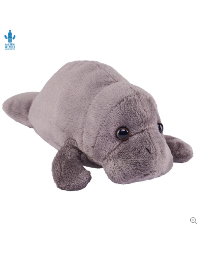 Wild Republic Plush Pocketkin Eco Manatee (5")