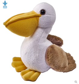 Wild Republic Plush PocketKins Eco Pelican (5")
