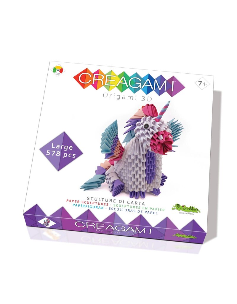 Smart Toys & Games Craft Kit Creagami 3D Origami Set - Unicorn (Large - 576 Pieces)