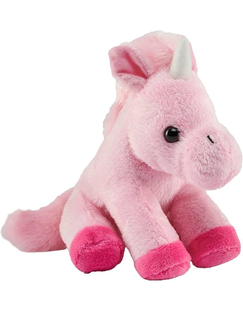 Wild Republic Pocketkins Eco Unicorn Pink Plush