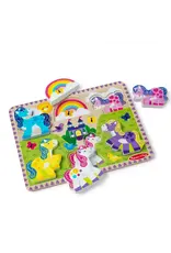 Melissa & Doug Chunky Puzzle - Unicorn