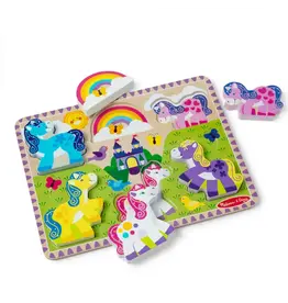 Melissa & Doug Chunky Puzzle - Unicorn