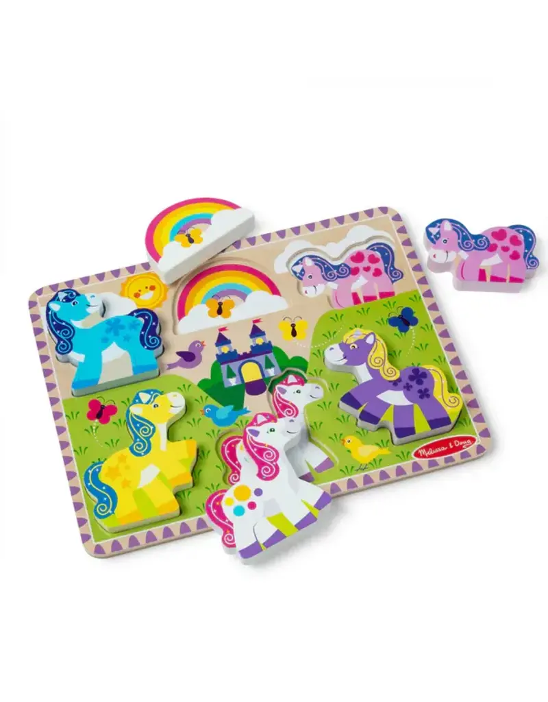 Melissa & Doug Chunky Puzzle - Unicorn