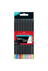 Faber-Castell Black Color Pencils Neon + Pastel