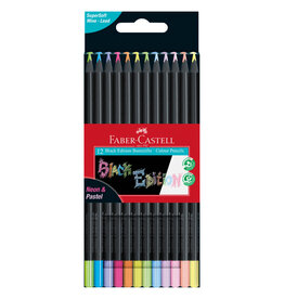 Faber-Castell Black Color Pencils Neon + Pastel