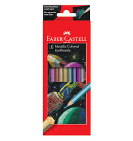 Faber-Castell 10 Metallic Colored EcoPencils