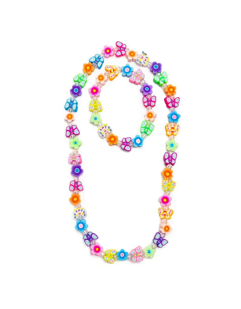 Creative Education (Great Pretenders) Flutter Flowers Necklace & Bracelet Set