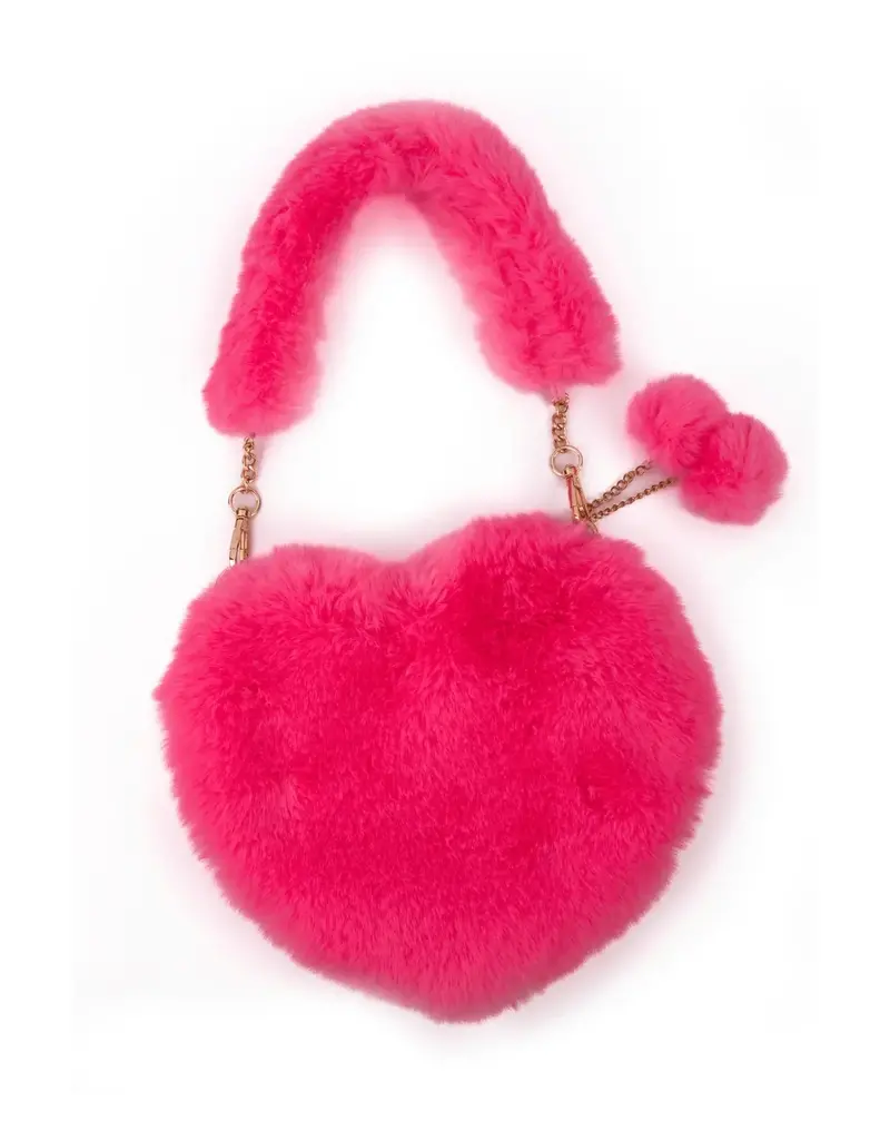 Creative Education (Great Pretenders) Pinky Promise Furry Fuschia Purse