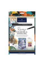 Faber-Castell Reverse Coloring & Doodling Book Monochrome