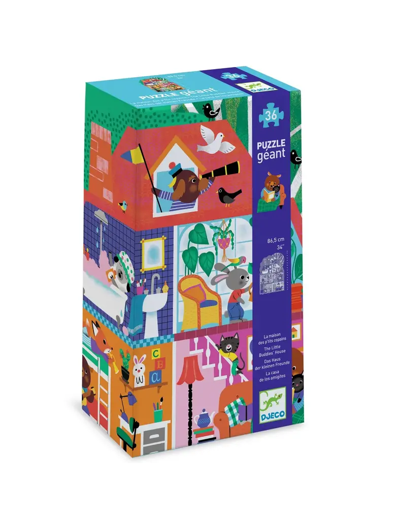 DJECO Little Buddies Giant Floor Puzzle