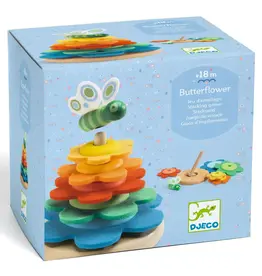 DJECO Butterflower Stacking Game