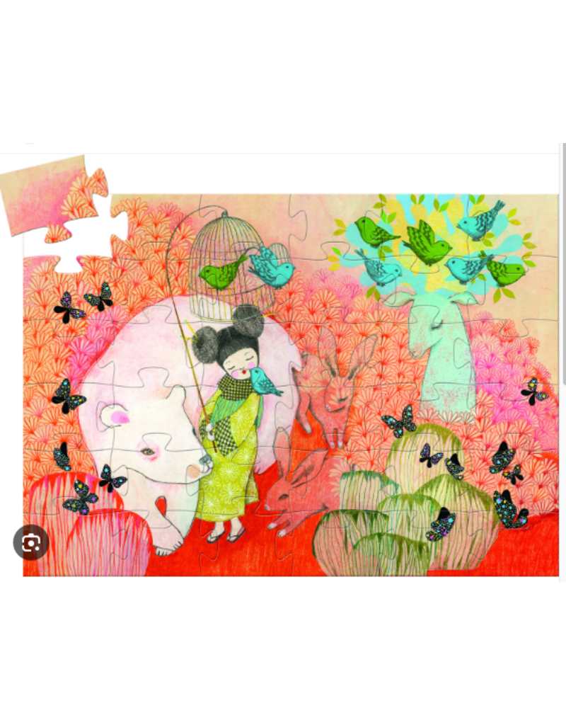 DJECO Floor Puzzle SIlhouette Kokeishi - 36 Pieces